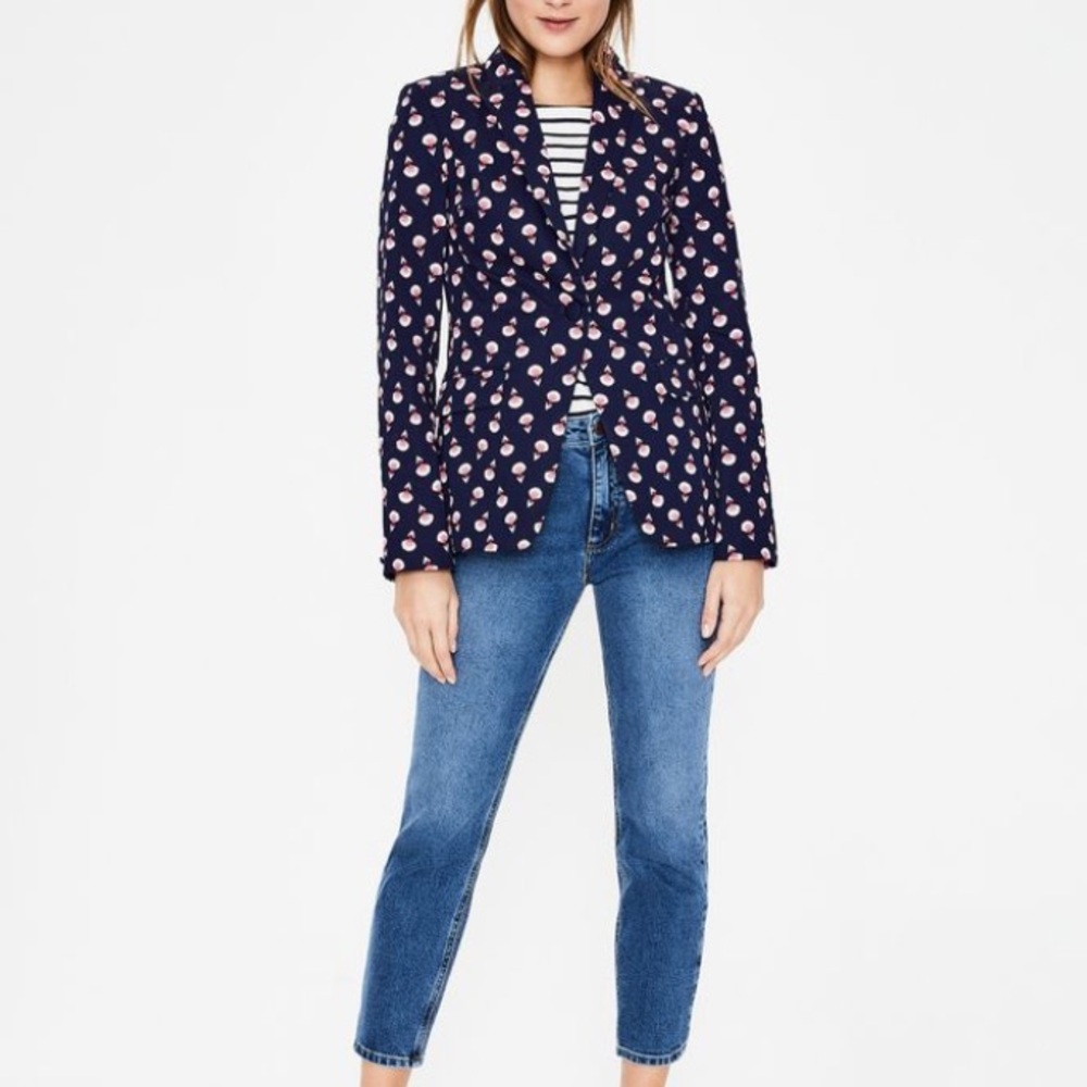 Boden Navy Ledbury Blazer